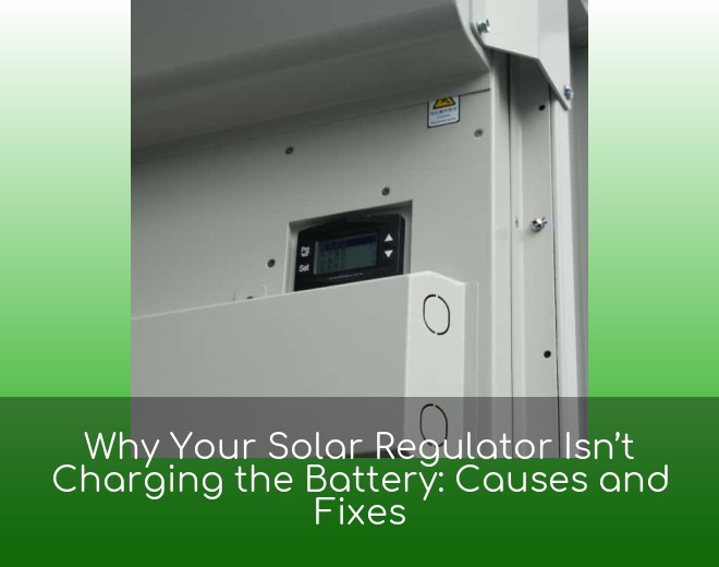 Why Your Solar Regulator Isn’t Charging the Battery: Causes and Fixes